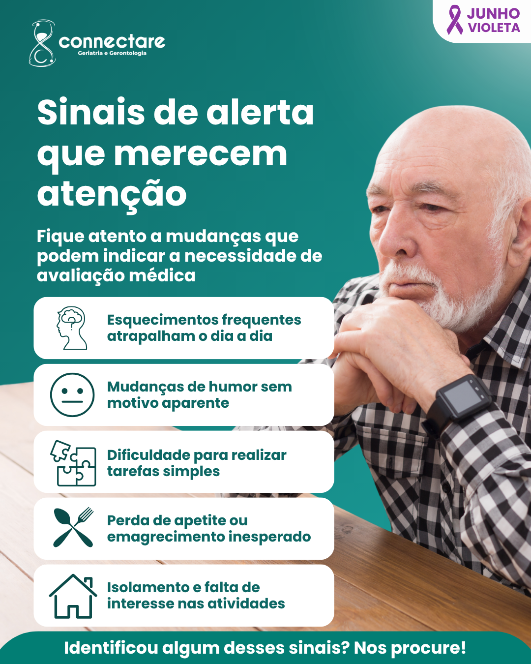 Sinais de alerta em idosos: quando procurar uma avaliação geriátrica