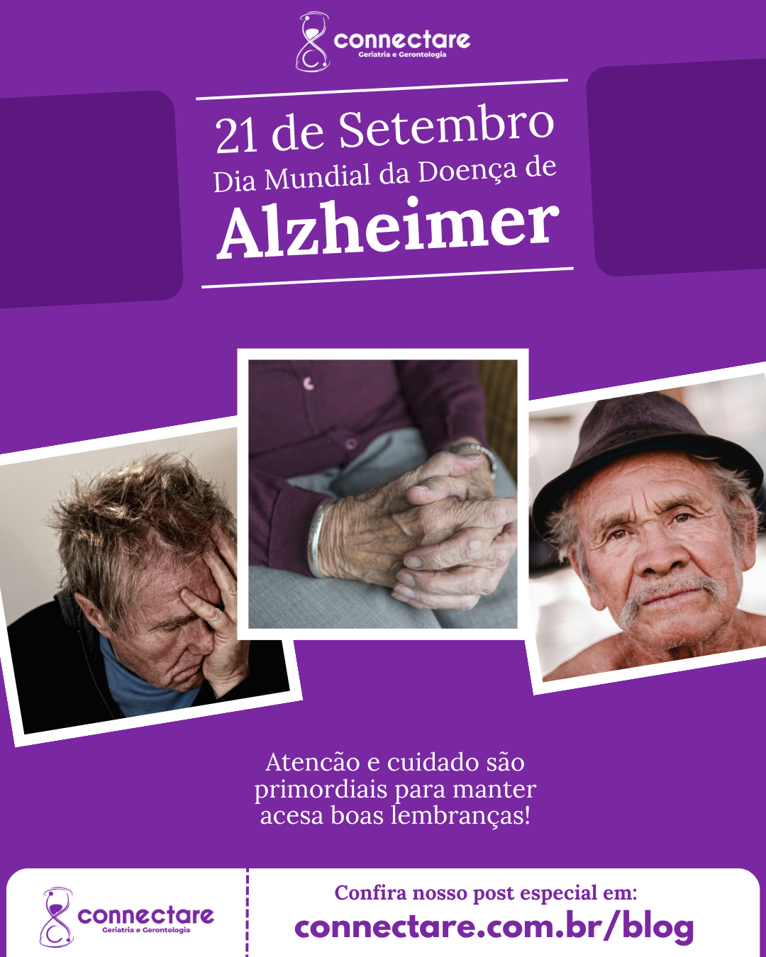 Dia Mundial do Alzheimer: informação, diagnóstico e cuidado fazem a diferença